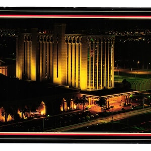 Vintage Postcard Las Vegas Nights KLV-30 Aladdin Hotel Country Club Casino Vacation