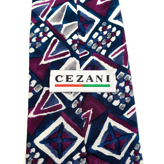 Cezani Vintage Designer Mens Necktie Accessory Of… - image 5
