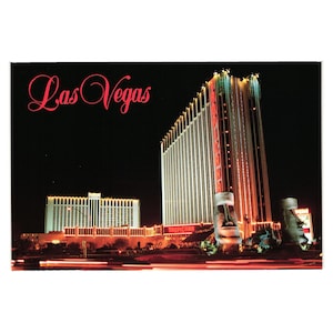 Tropicana Hotel Casino carte postale vintage Las Vegas Nevada vacances jeu d'hôtel