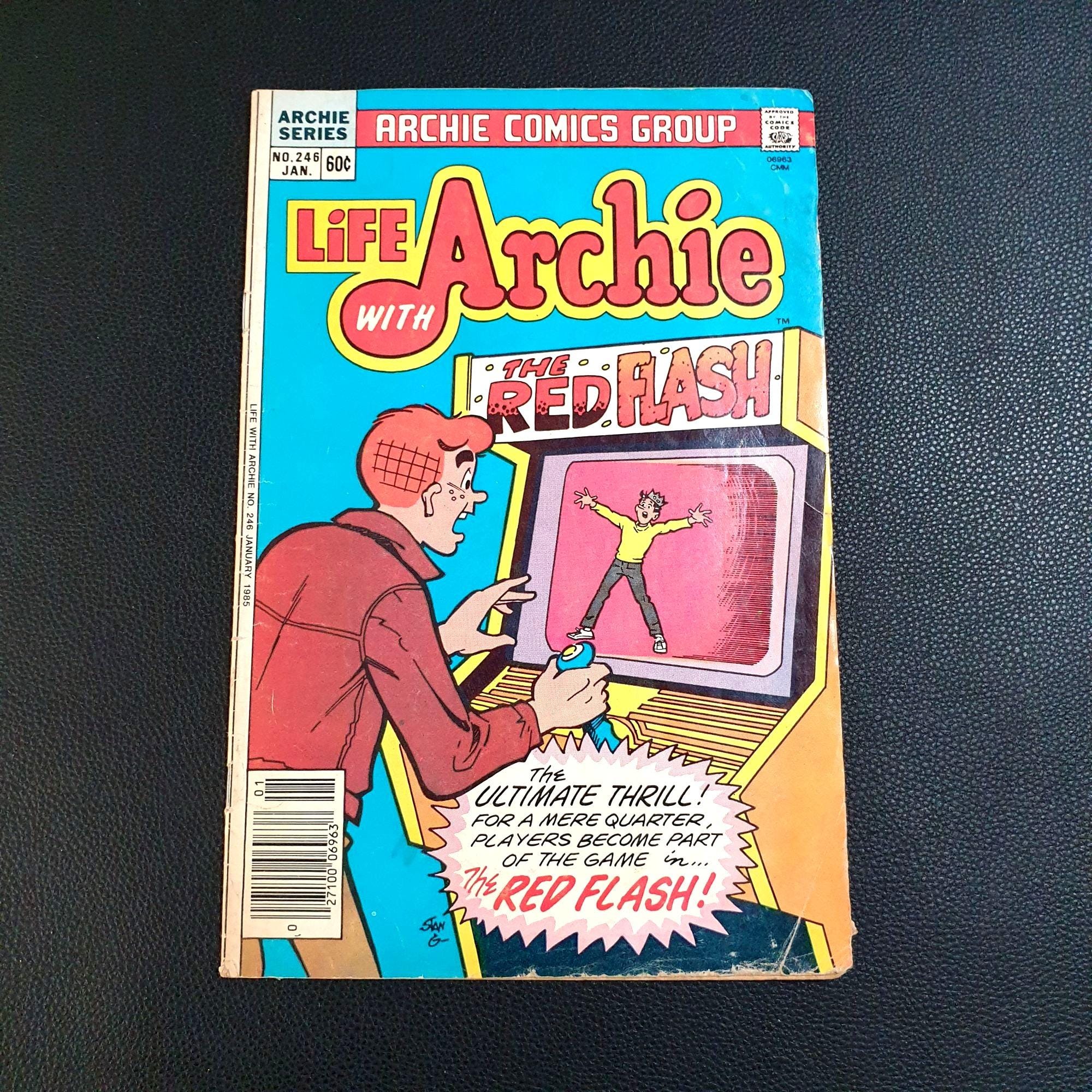 チーコページ^ ^ アーチーとの生活 1985年1月 コミックブックコレクター 袋詰め ボード
