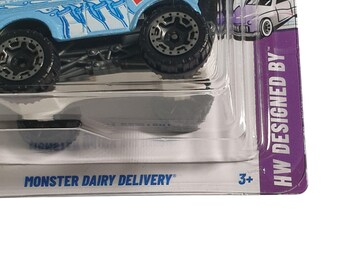 Hot Wheels Monster Dairy Delivery Blue HW Designed by 5/5 Die-cast