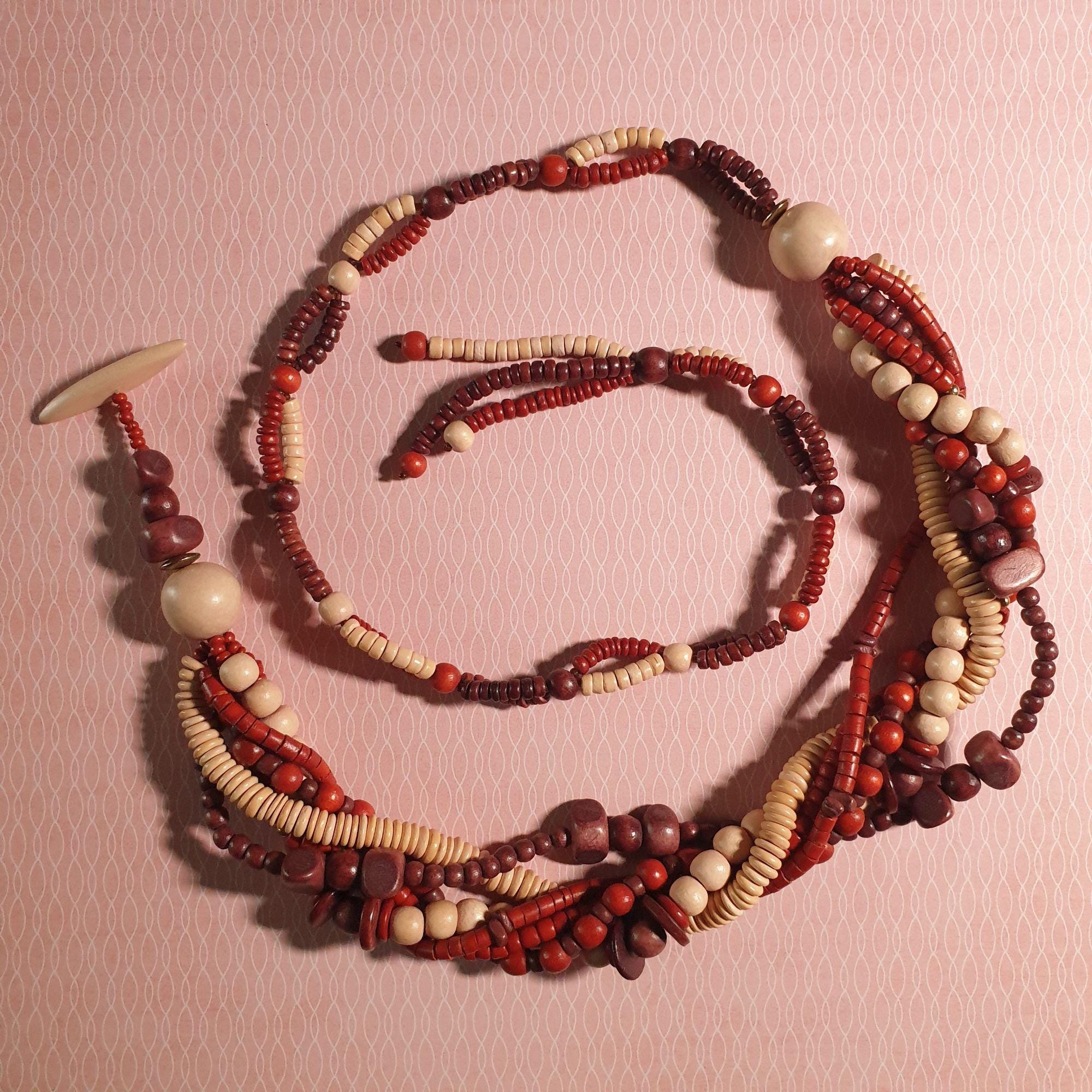 Wooden Beads Belt - Etsy