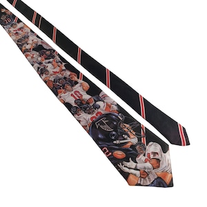 Falcons Ralph Marlin Mens Necktie Tie Football Vintage NFL Work Office Dad Gift