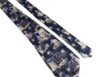 Fratello Mens Novelty Necktie Computer Geek IT Nerd Email Internet Office Gift