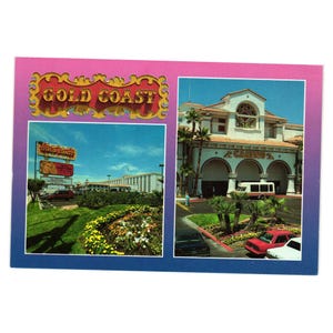 Gold Coast Kasino Festzelt Zeichnete Berrymore Vintage Postkarte Las Vegas Urlaub