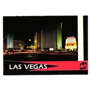 Carte postale vintage Bally's Grand Hotel Mickey Gilley Tammy Wynette Chapiteau Casino Las Vegas