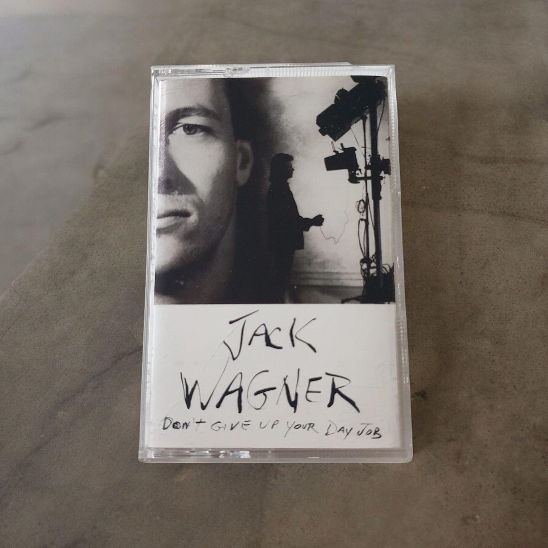 Jack Wagner Dont Give up Your Day Job Cassette Tape 1988 Pop Rock 
