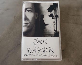 Jack Wagner Dont Give up Your Day Job Cassette Tape 1988 Pop Rock 