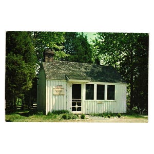 Vintage carte postale George Washington Birthplace National Monument VA Post Office