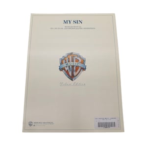 Vintage Sheet Music 1929 My Sin Voice Piano Guitar