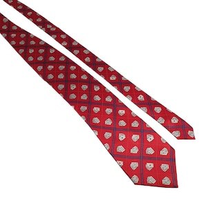 Gravata masculina de pôquer Tango, gravata para jogos de cartas de cassino, presente de férias para jogos de azar