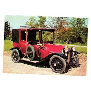 Pilain 1911 Landaulet Postkarte Vintage Auto Musee De LAutomobile Frankreich Auto