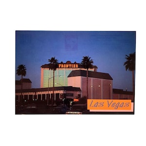 Carte postale vintage Frontier Hotel Casino Las Vegas Nevada NV 392
