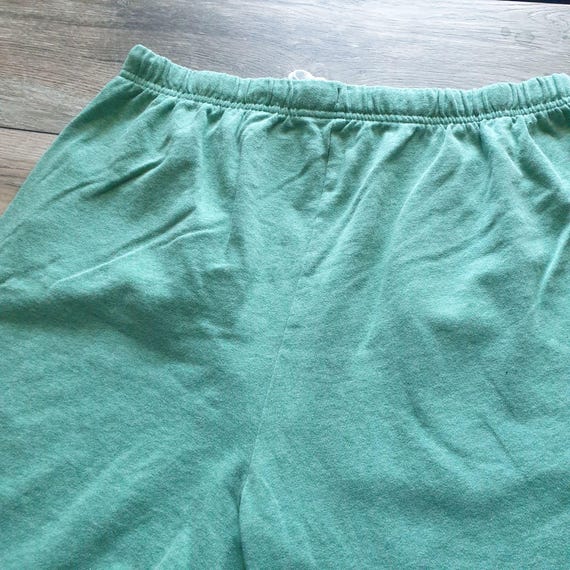 Calvin Klein Mens Green Lounge Shorts Drawstring Waist Lightweight