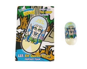 Mighty Beanz 123 Elf Queen Bean Glow 2003 Series 2 Moose With