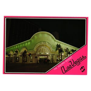 Golden Nugget Kasino Vintage Postkarte Las Vegas Kasino Urlaub spielend Fremont