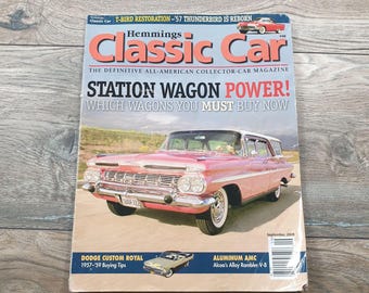 Hemmings Classic Car Magazine September 2008 Kombi Ausgabe Sammlerauto
