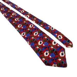 Liberty of London 100% Imported Silk Mens Tie USA Floral Accessory Work FLAW