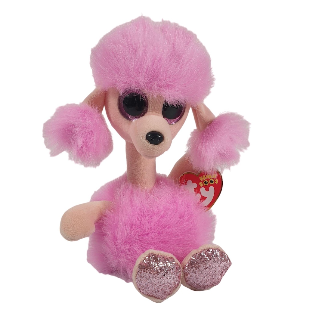 ty-beanie-boo-plush-camilla-poodle-toy-child-soft-clean-carnival-crane