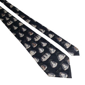 American Greetings Novelty Snowman Necktie Silk Vintage Holiday Humor Christmas