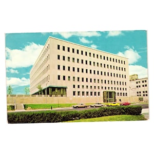 Stara pocztówka Rochester NY Court House Building Law Legal Opublikowano w 1978 r.