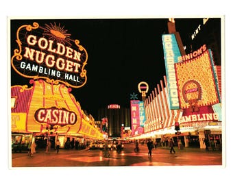 GOLDEN NUGGET Unopened Playing Cards - Red Deck - Stamp Intact