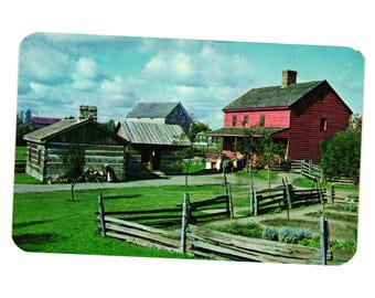 Vykort från Black Creek Pioneer Village, litograferat 902, foto av Dan Gibson, Kanada