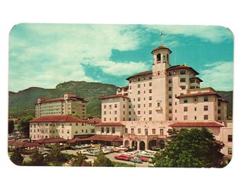 Broadmoor Resort Postcard Colorado Springs Vintage Scenic Design Dexter Press