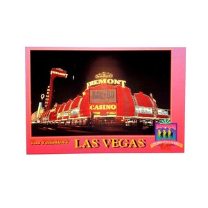 Carte postale vintage Fremont Casino Las Vegas Nevada Collector Series 1993 Boyd's
