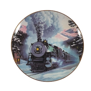 Fogg & Steam Collector Plate Artist Howard Pride Of the Northwest #1