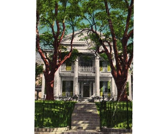 Stanton Hall Natchez Mississippi Vintage Postcard Published By LA News Co 32742