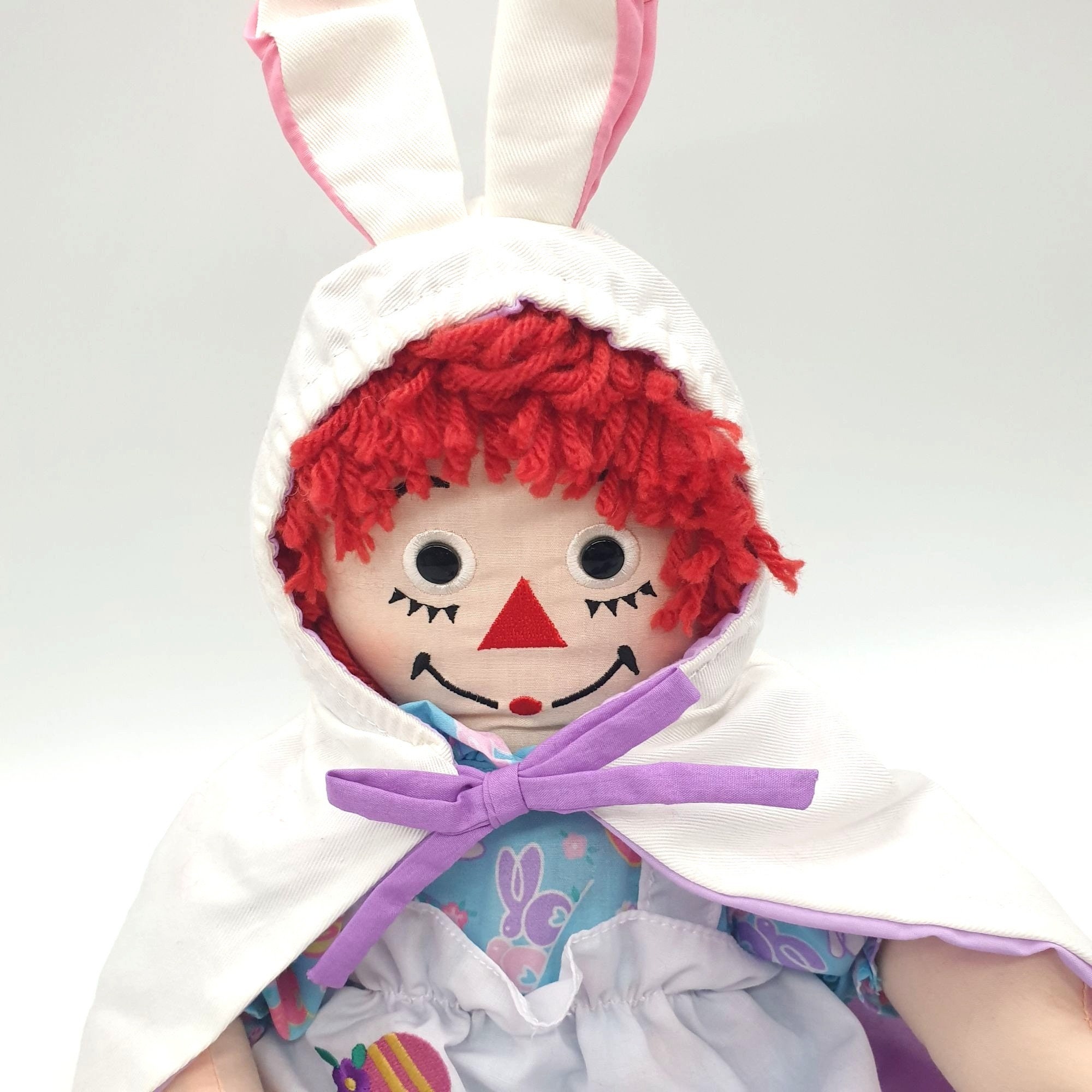 Raggedy Ann Easter Doll Vintage 2000 Dakin Bunny Hood New Toys