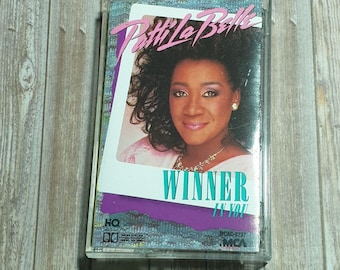 Casete de audio de Patti LaBelle "Winner In You", álbum vintage de 1986, MCA Records, usado.