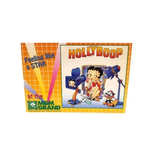 Betty Boop MGM Grand Postcard Collectors Series 009 Vintage 1993 Hollyboop Star