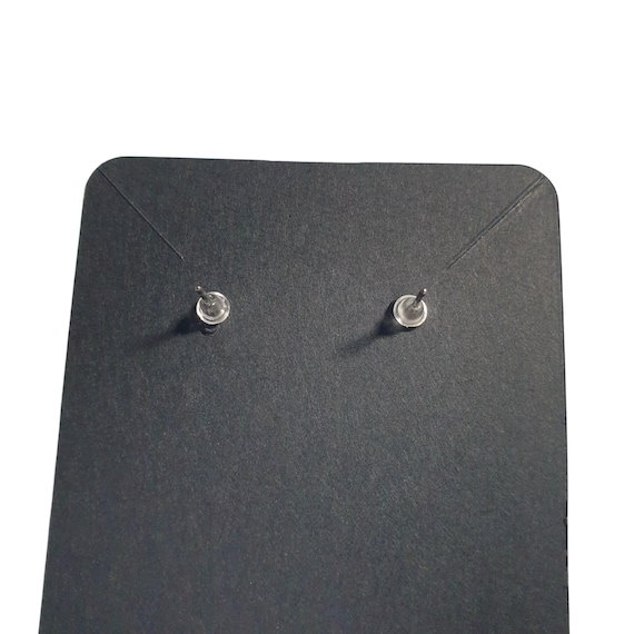 Silver Dagger Stud Earrings Small Lightweight Uni… - image 4