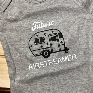 AIRSTREAM Grey Gerber Onesie/Bodysuit or Tee - Multiple Styles Available
