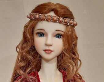 LUCREZIA bjd repintar, muñeca personalizada de vinilo duro, boca arriba