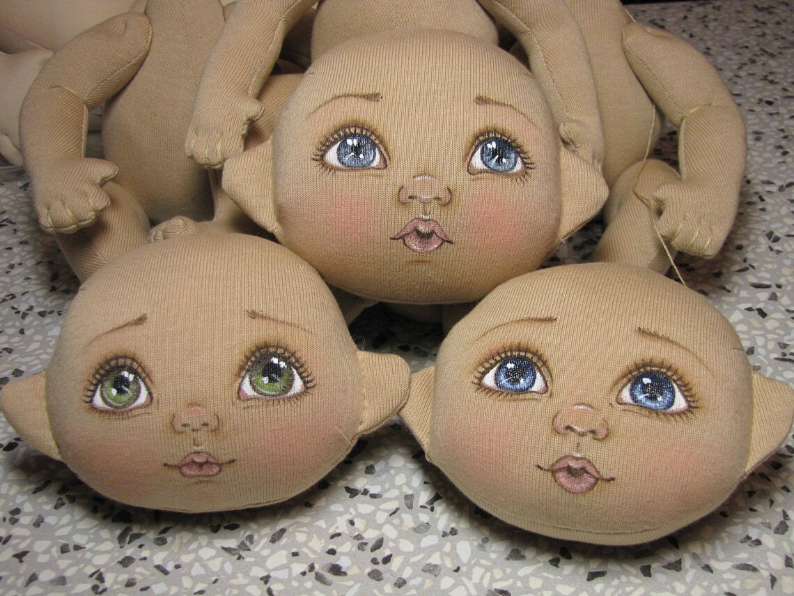 PDF Painting Cloth Doll Face Tutorial How I Paint My Cloth Etsy Australia