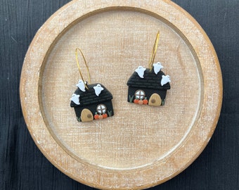 Spooky Cottage Earring