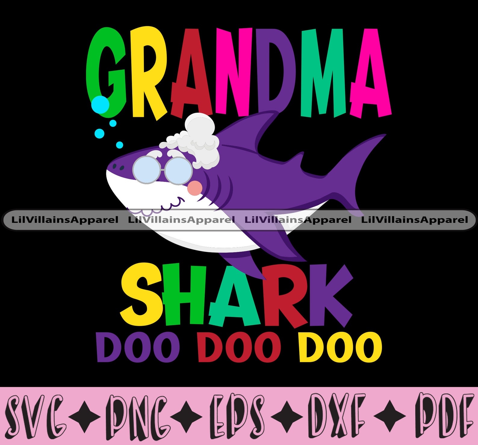 Free Free 277 Grandma Shark Svg SVG PNG EPS DXF File