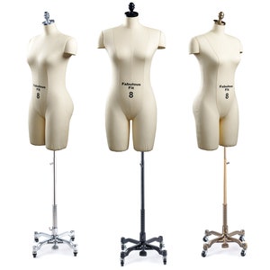 Fabulous Fit® 完全にピン留め可能なスタジオドレスフォーム - 女性用ハーフレッグ - グローバルスタンダードエディション