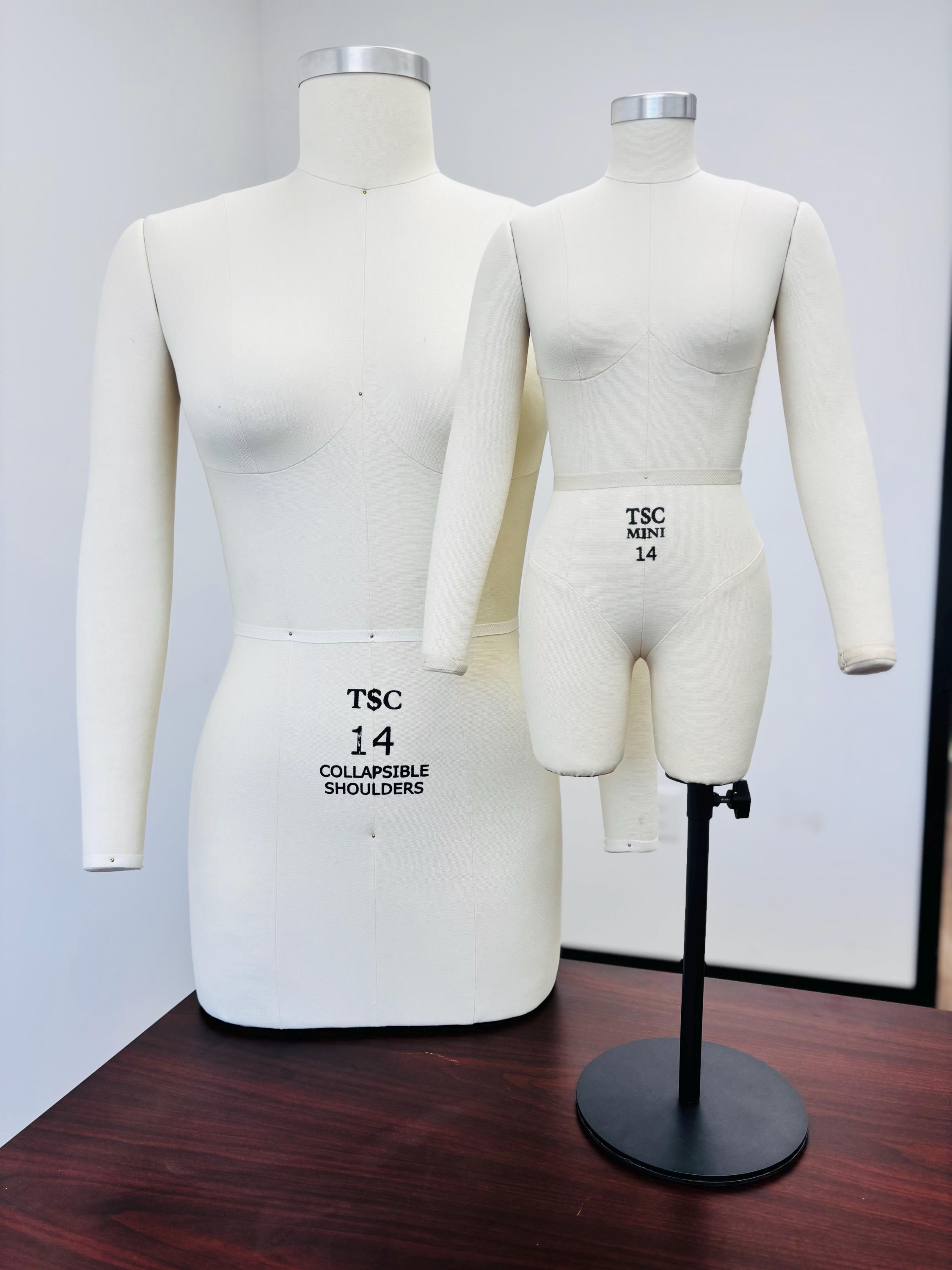 TSC® Half Scale Female Professional Dress Form (