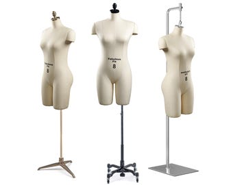 Fabulous Fit® Fully Pinnable Studio Dress Form - Women&#39;s Half Leg - Global Standard Edition