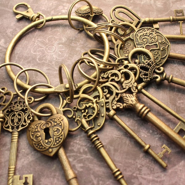 Bulk Skeleton Keys Etsy