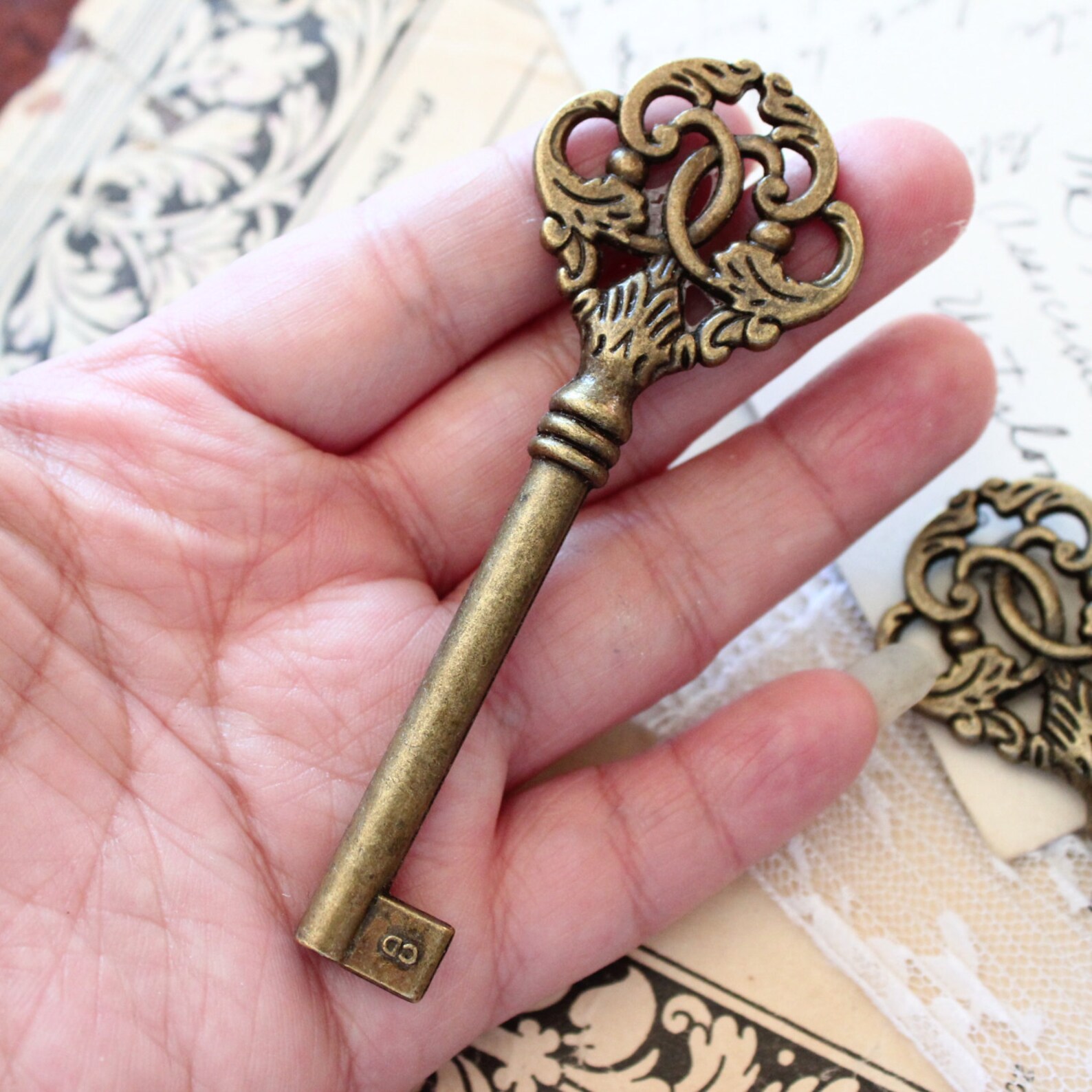 30 Extra Large Skeleton Key Giant 3 3/8' Double Etsy