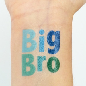 Big Brother Temporary Tattoos