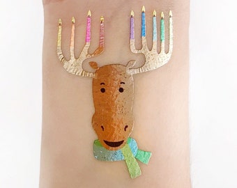 Moose Tattoo Etsy