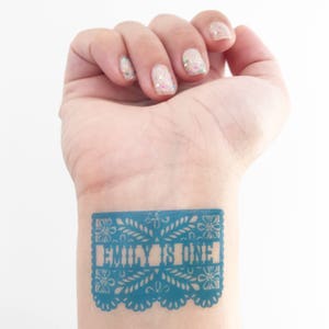 Custom Fiesta Birthday Tattoos - Etsy