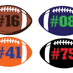 Custom Football Face Tattoos