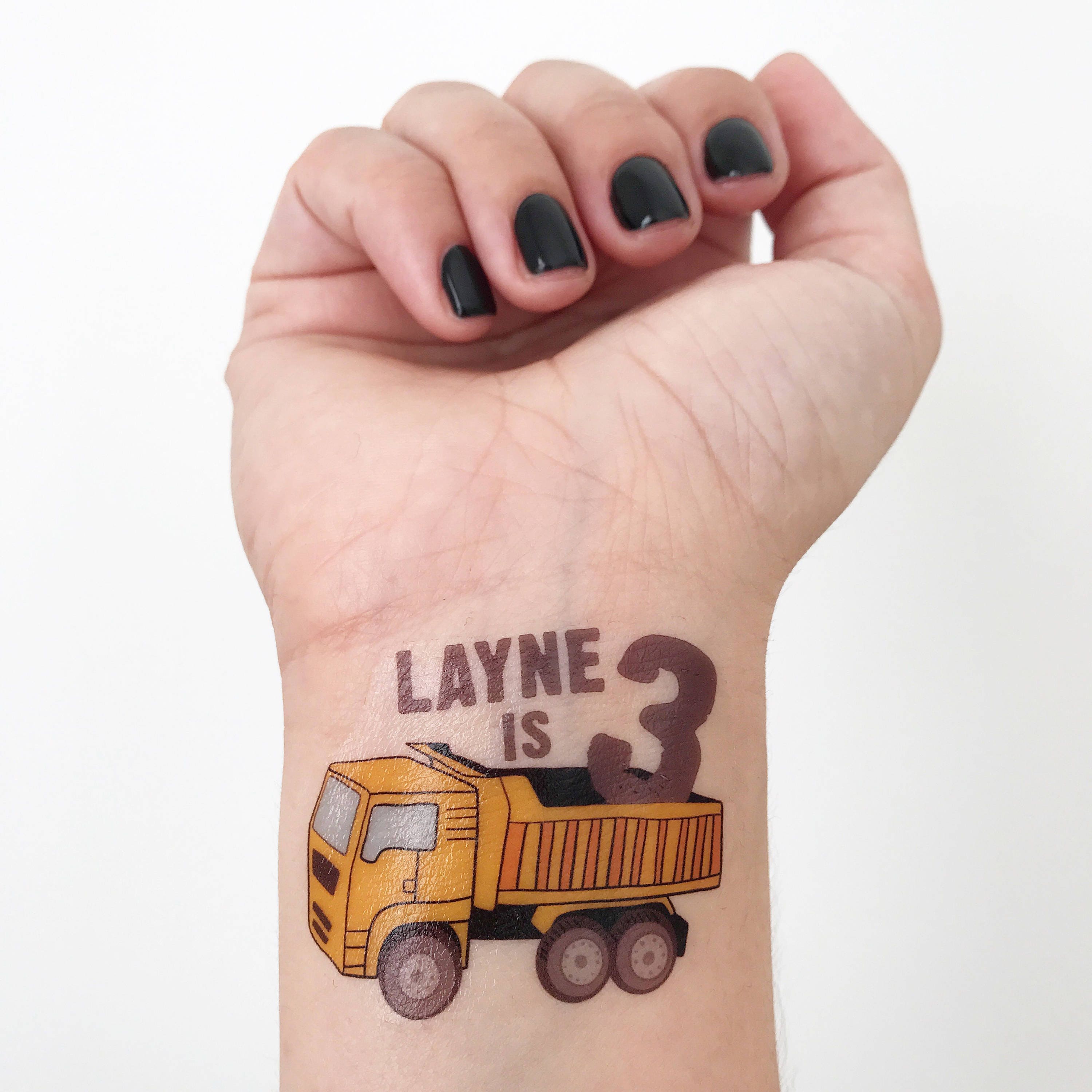 Dump Truck Tattoo  Etsy